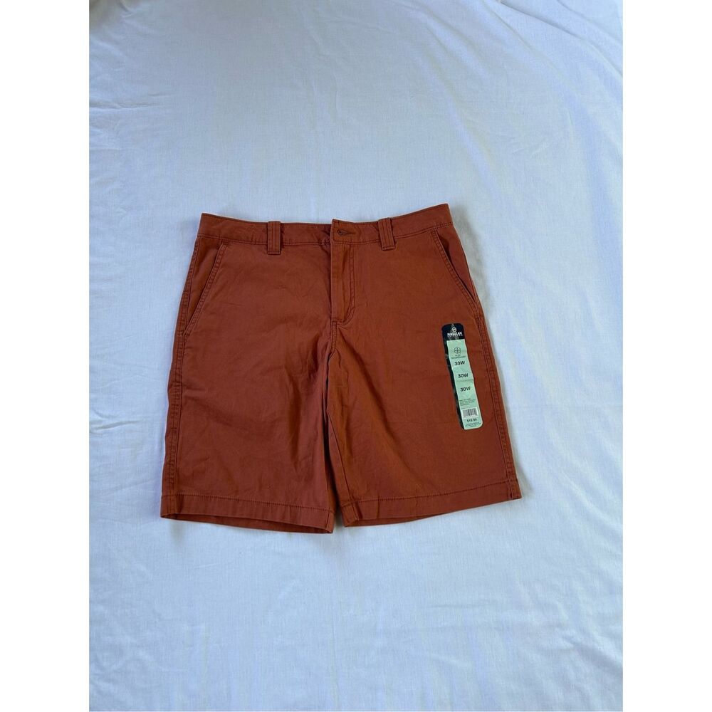 Men’s Megellan Outdoors Burnt Orange Shorts, Size 30W NWT